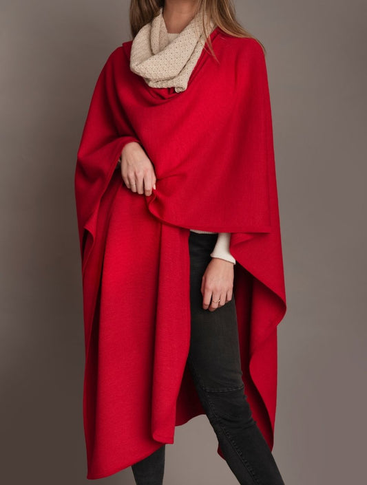 Capa Larga Alpaca - Modelo Susi
