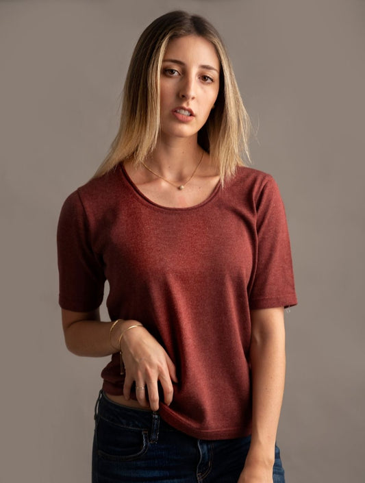 Básica manga corta algodón